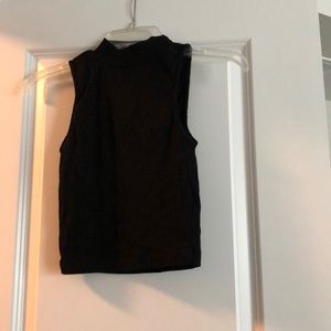 Black crop top